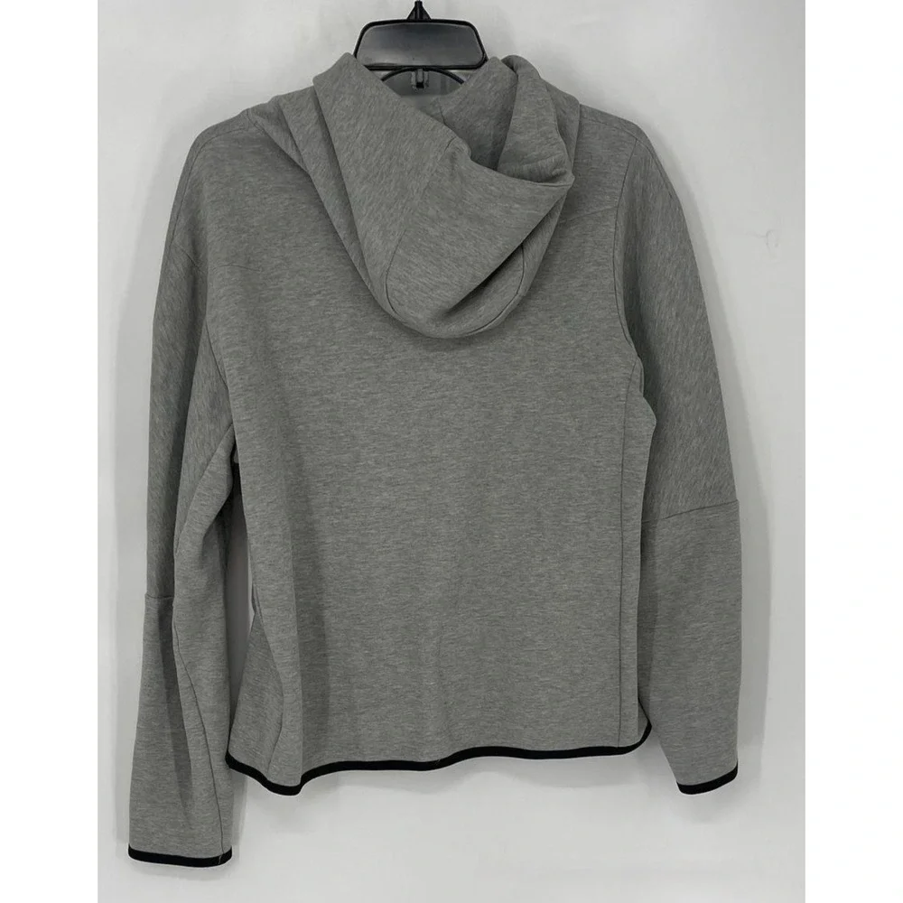 NIKE Dri-Fit Pullover Hoodie Gray Black Trim Size M‎